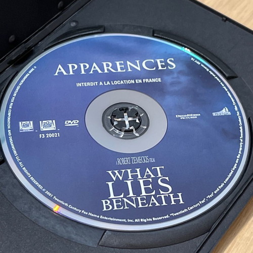 DVD What Lies Beneath new, metaphysical thriller with subtitles