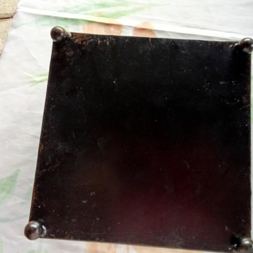 Vintage metal napkin holder, 1998 era