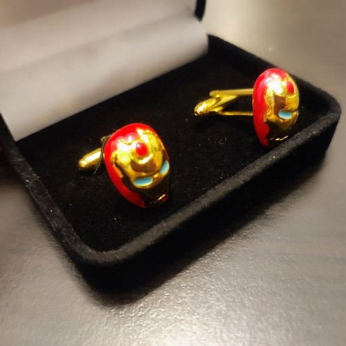Iron Man cufflinks new superhero design