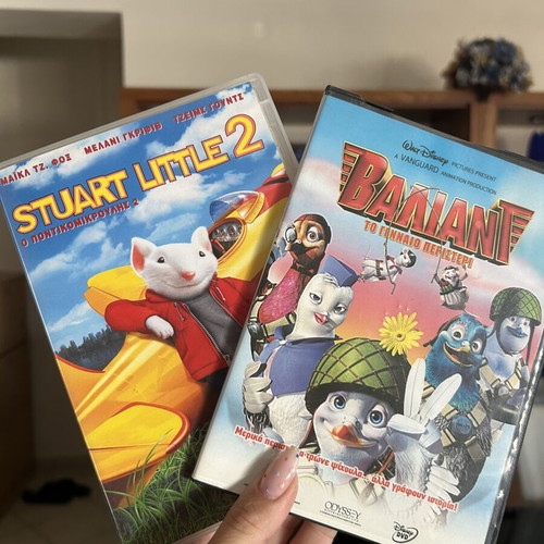 Stuart Little 2 and Valiant Disney DVDs, animated children movies