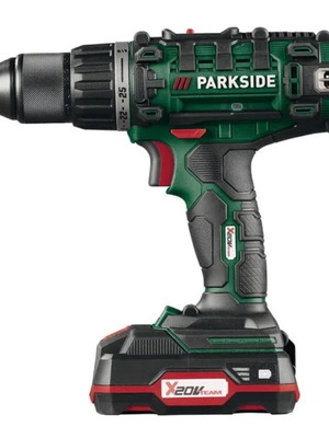Parkside Безжична Бормашина Нова, 20V, с Кутия и Батерия