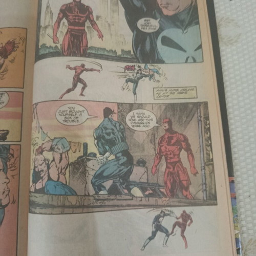 The Punisher #10 comic used, guest starring Daredevil, 1988 Marvel