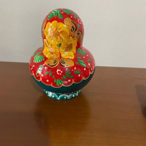 Russian Babushka/Matryoshka handmade set of 10 pieces