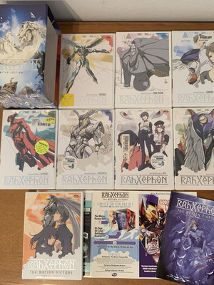 RahXephon DVD collector's box set with artbook and movie, new sealed