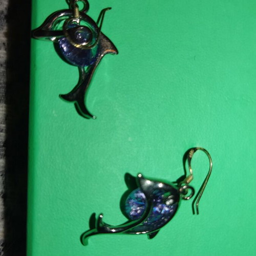 Dolphin earrings new