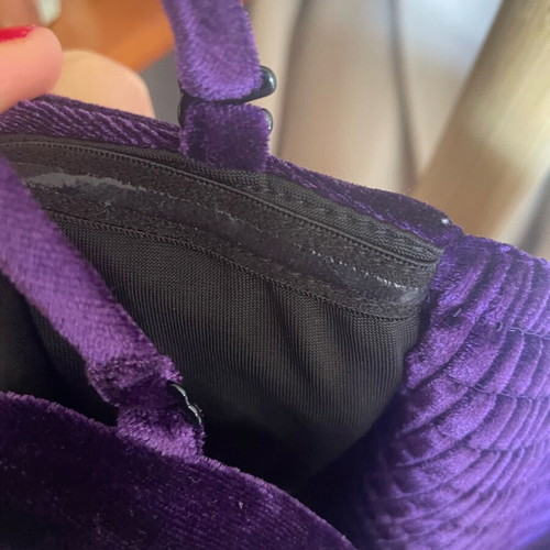 Zara set midi skirt and large top like new, purple velvet