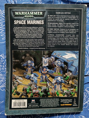 Space Marines book like new