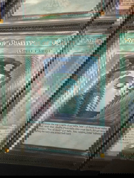 Yugioh POT OF DUALITY platinum secret rare