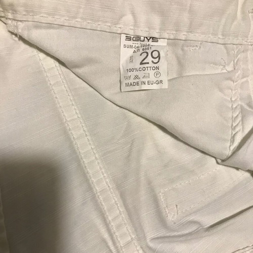 3Guys white denim five-pocket pants new, cotton size 29 Small