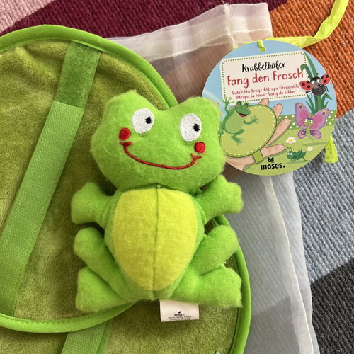 Krabbelkäler Catch the Frog Moses toy like new