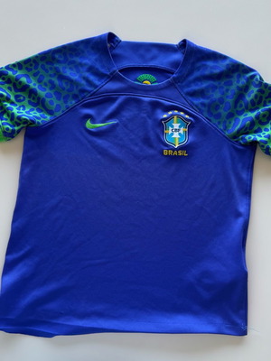 Nike Παιδική Φανέλα Βραζιλίας 2022/23 Away μεταχειρισμένη, μέγεθος 116-122 εκ.