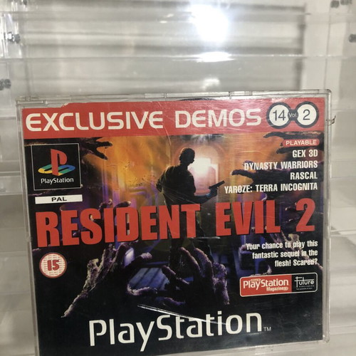 No 14 Vol 2 Official UK PlayStation Magazine PS1 Demo Games Resident Evil 2 used