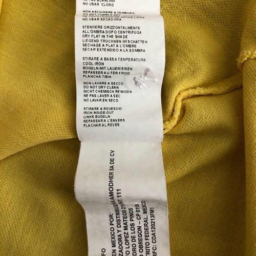 La Martina polo shirt like new, yellow, size M