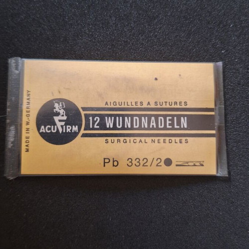 Acufirm surgical needles set of 12, new, curved design