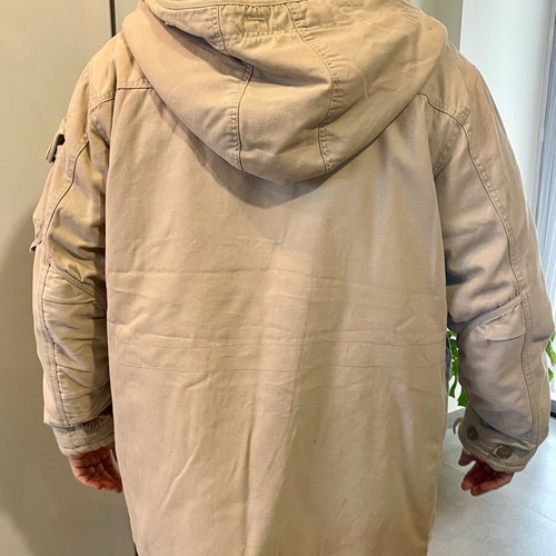 Natura men's parka like new, size XL, beige