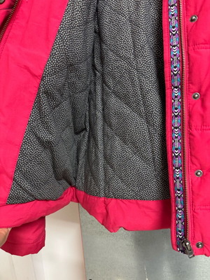 Roxy jacket red size M like new