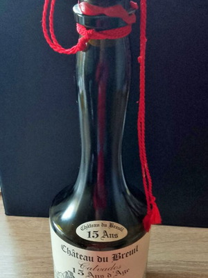 Chateau du Breuil 15 Ans Calvados bottle like new, collectible