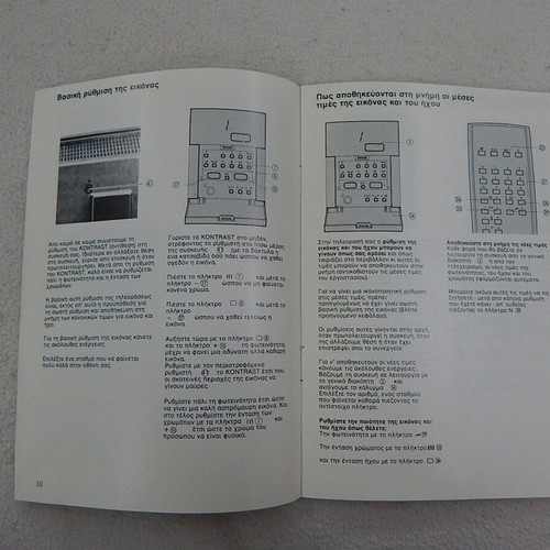 Siemens TV user manual booklet
