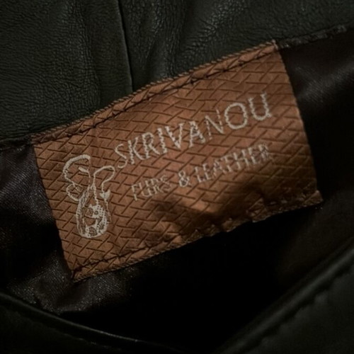 Leather skirt Skrivanou size XL like new, black