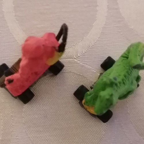 Tyrannosaurus and Jack the Hammer figures used, 1991