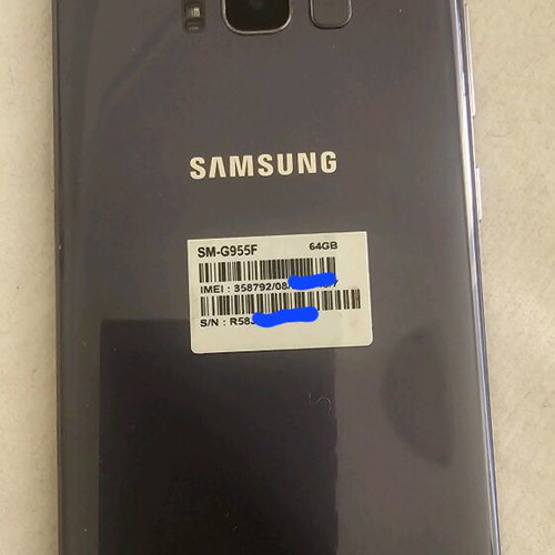 Samsung S8 Plus σαν καινούργιο, μπλε, 64GB, αδιάβροχο, ασύρματη φόρτιση