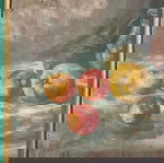 Έργο τέχνης Δ. Λίτσα μεταχειρισμένο, νεκρή φύση σε κορνίζα