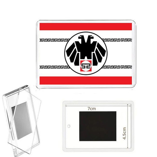 K4A Party Emblem Fridge Magnet with Transparent Acrylic Photo Frame