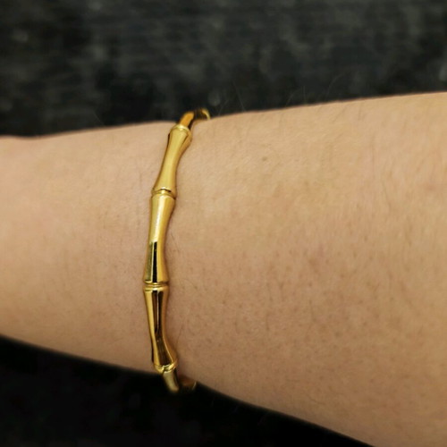 Stainless Steel Cuff in Gold