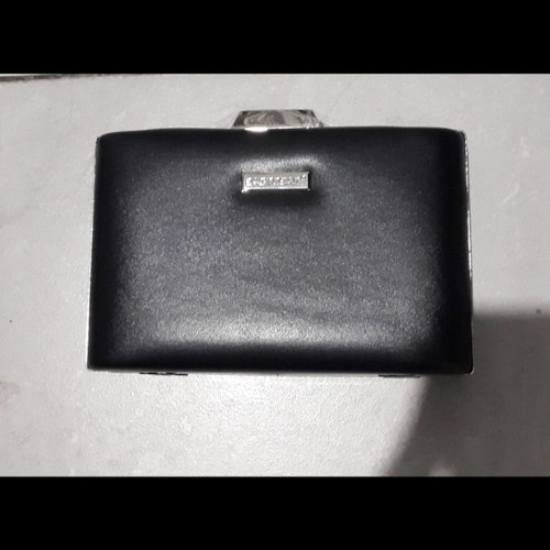 Bag to Bag Γυναικείο τσαντάκι χειρός μαύρο καινούργιο με κούμπωμα και αλυσίδα