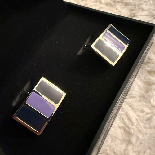Silver cufflinks set new with box