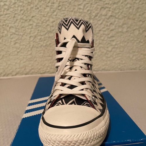 All Star Converse Missoni athletic shoes used, multicolor, size 41