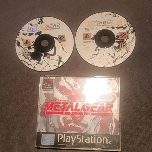Metal Gear Solid PS1 used, without manual, in German