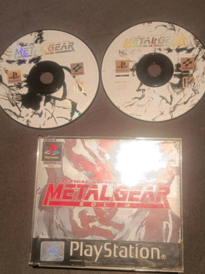 Metal Gear Solid PS1 used, without manual, in German