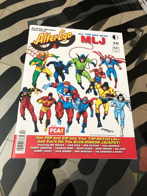 Alter Ego Magazine 82 like new, rare art 2008, DC Comics Marvel