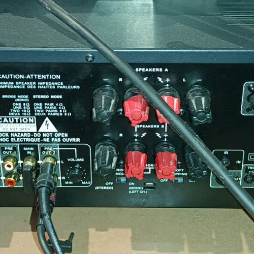 NAD integrated amplifier like new with original remote control