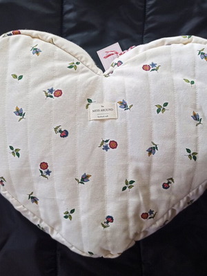 Νεσεσέρ Mess around crafts μεγάλο σε σχήμα καρδιάς, καινούργιο, βαμβακερό