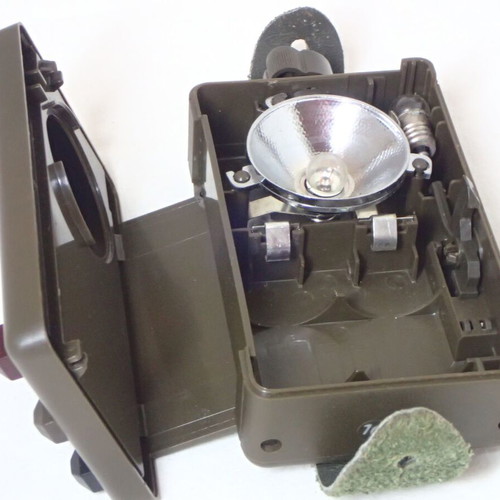 Vintage Swedish Army flashlight M2740-125010 FICKLAMPA used