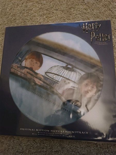  diskos viniliou Harry potter and the chamber of secrets original motion picture disc 2lp