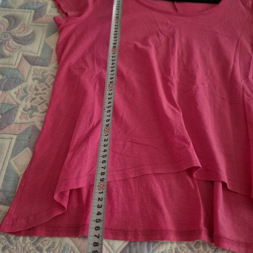 Cotton blouse fuchsia like new, size XXL