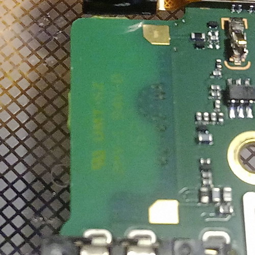 Huawei motherboard used and screen, each working separately