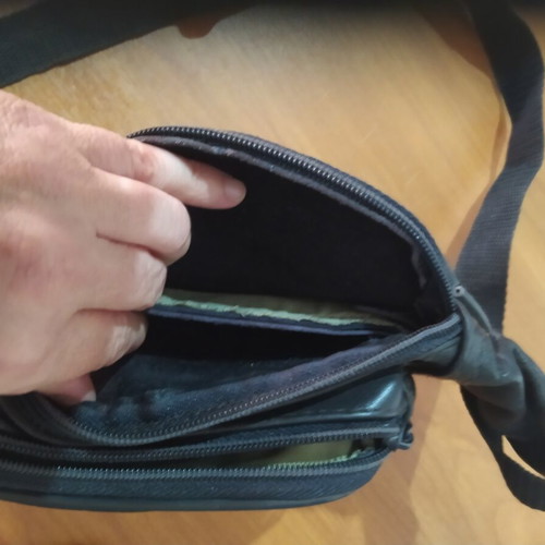 Rider waist bag black used with minor defects