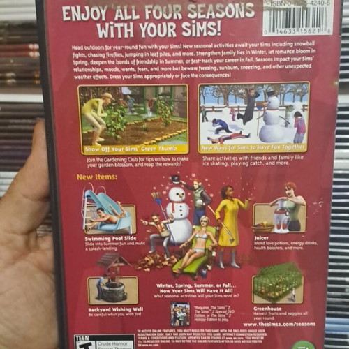 The Sims 2 Seasons PC used in very good condition