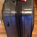 Samsonite large suitcase 80 cm, blue black