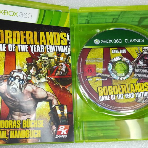 Borderlands Game of the Year Edition Xbox 360 used, German edition