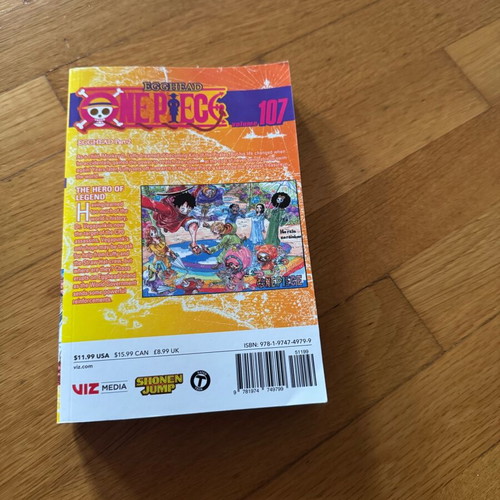 One Piece manga book vol. 107 like new, English