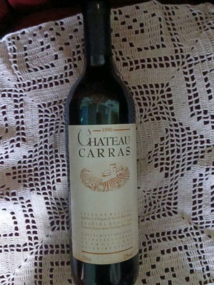 Chateau Carras ερυθρό κρασί σοδειάς 1990