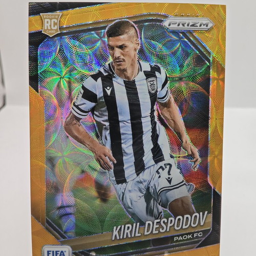 2025-26 Panini Prizm Fifa Kiril Despodov RC Gold Choice card like new