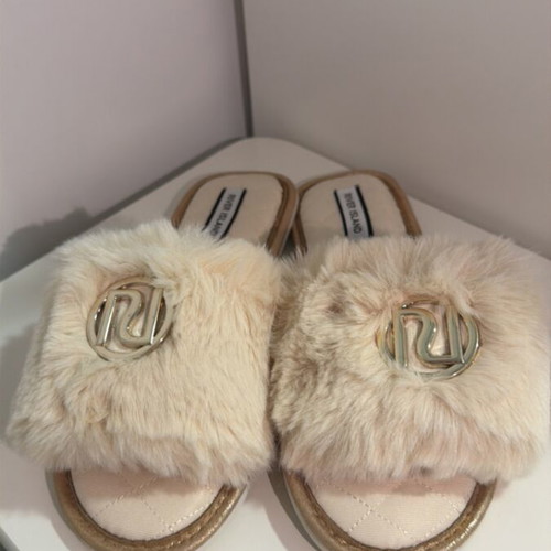 River Island slippers new, beige, size 36
