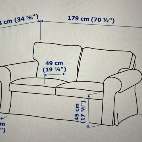 Two-seater sofa like new