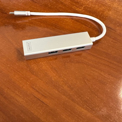 Digitus USB Type-C hub 3-port with Gigabit Ethernet like new